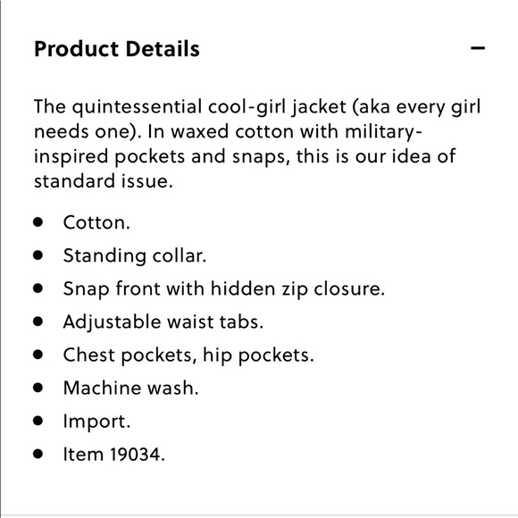 ๐J. Crew field jacket ๐๐ - Picture 6 of 6